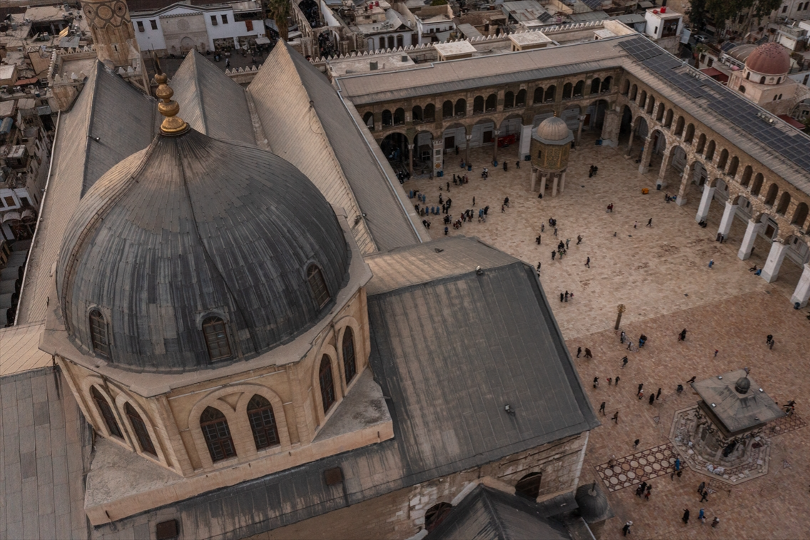 Suriye'nin başkenti Şam'daki Emevi Camii görüntülendi